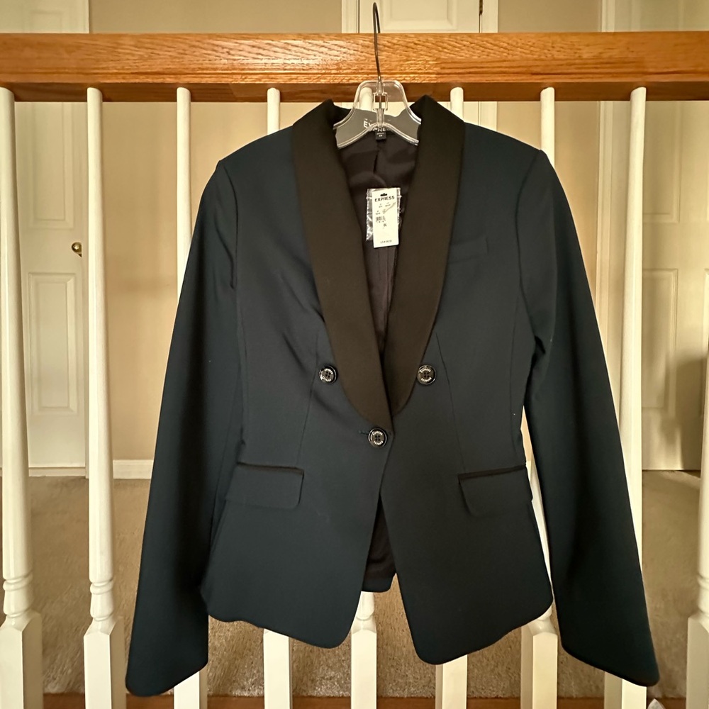 Express Tuxedo Blazer - Women's Double-Breasted Jacket